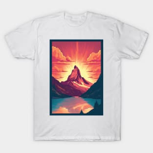 Zermatt,Matterhorn,Switzerland,Poster T-Shirt